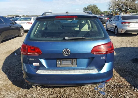 2016 Volkswagen Golf Sportwagen S from USA, damaged, VIN 3VWC17AU3GM515163